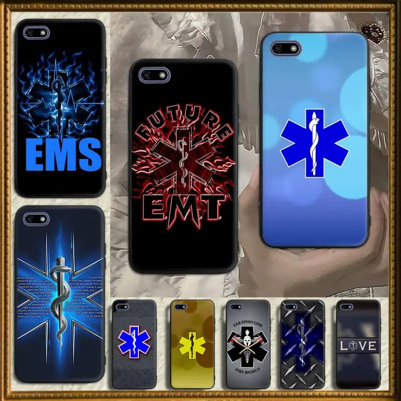 

EMT EMS Medical Rescue Phone Case for Huawei nova 3i E 4 5i 5Z 6-5G 7 Pro Se Y5 Y6 Y7 Y8 Y9 Prime Cover Fundas Coque