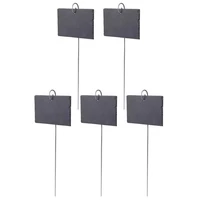 orchard and garden for gardenslate gardening labels rectangular plant tag iron hanging display sign for flower bed pots planters