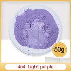 Светло-Фиолетовый Минеральная пудра Mica порошок 50 г Тип 404 пигмент для красителя мыла автомобильные художественные изделия DI