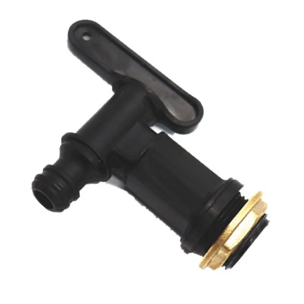 

1/2PCS Plastic Tap And Nut For Water Butt Rain Barrel Quality Snap Fit Black