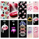 Силиконовый чехол из ТПУ для Sony Xperia X XA XA1 XA2 XA3 XZ XZ1 XZ2 XZ3 XZ4 L1 L2 L3 Plus, привлекательная губная помада для макияжа