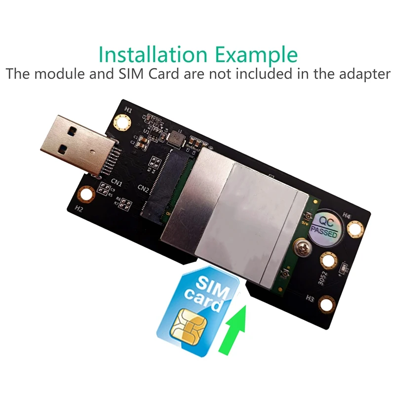 Переходник NGFF M.2 Key B к USB 3 0 Райзер-карта с разъемом для SIM-карты 8pin Поддержка модуля