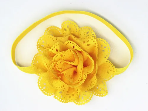 Головной убор ободок с цветочным рисунком для новорожденных подарок малышей