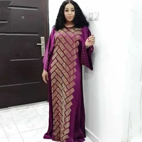 2020 traditional fashion satin silk boubou african women long maix dresses quality dashiki abaya muslim dresses for women