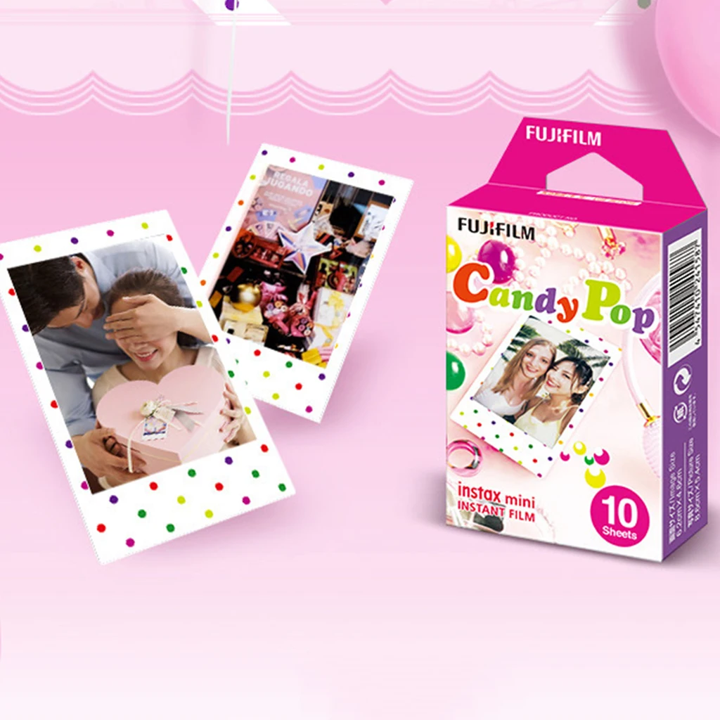 Fujifilm Instax Mini 10-60 листов мультфильм мгновенный фото бумага пленка для Fuji 8 9 70 7s 50s 50i 90