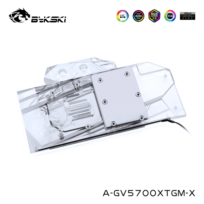 Водяной блок Bykski для Gigabyte RX5700XT GAMING OC медный кулер с поддержкой управления