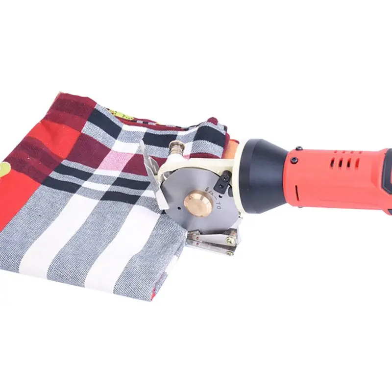 

Hot Portable Electric Scissors With Sharpener Cloth Fabric Cutter Shears Round Rotary Blade Cutting Machine