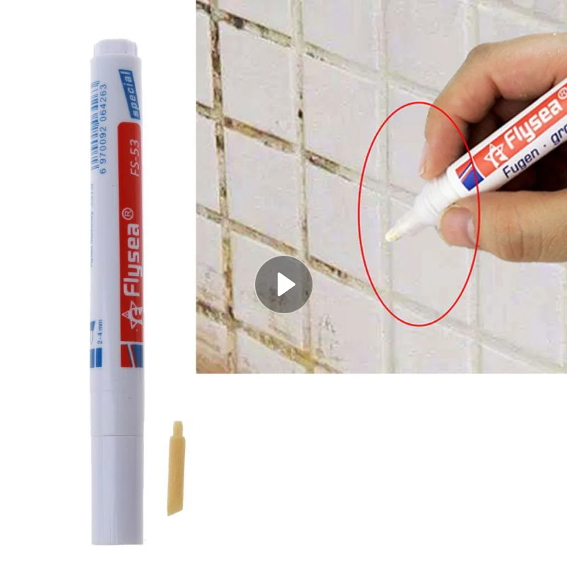 

Ремонт ручка белый Затирка продлить ремонтный маркер с заменой перо советы стена из фарфоровой Ванная комната чистящее средство для краски...