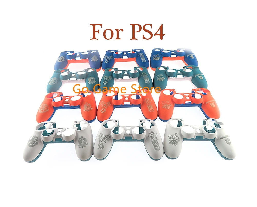 

15 шт. для PS4 Беспроводной контроллер резины и пластика для JDS 001 аккумулятор большой емкости, крышка передняя и задняя Корпус корпус чехол для SONY