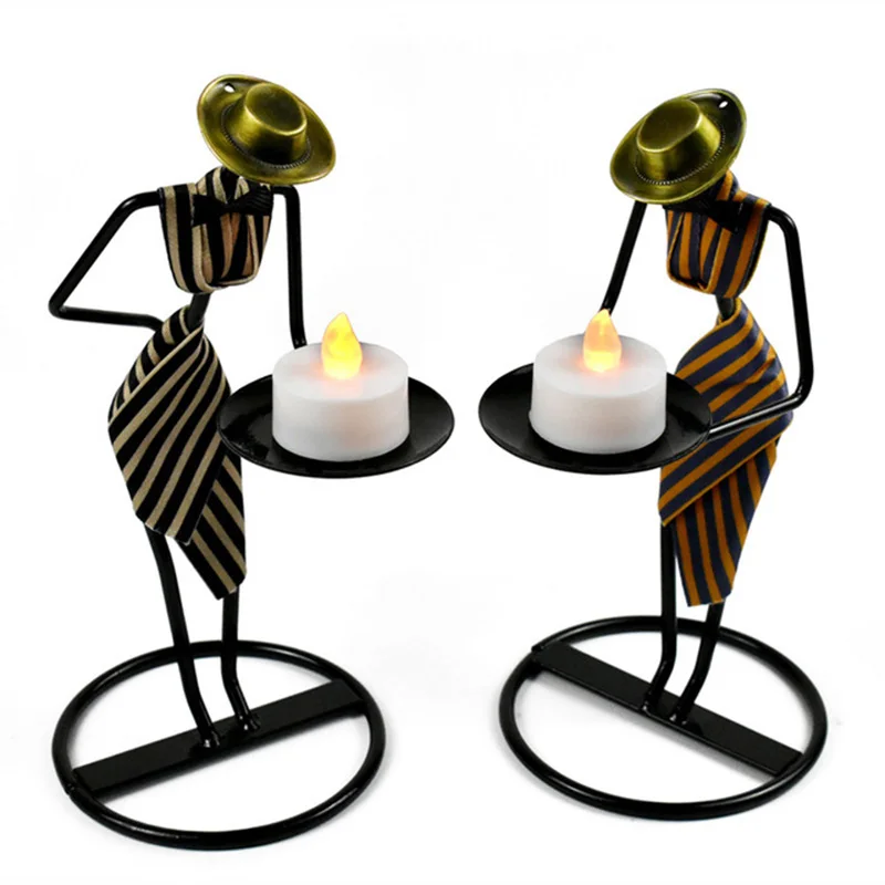 Скандинавский церемониальный подсвечник для официанта в западном стиле