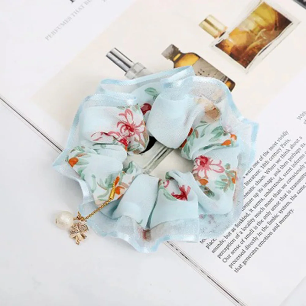 Новинка большое кольцо из жемчуга и кишки повязка на голову эластичное для волос