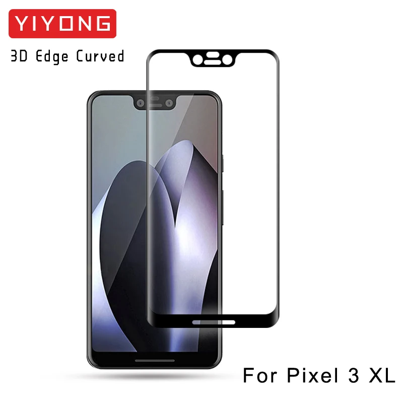 YIYONG 3D Edge изогнутое стекло для Google Pixel 3 XL закаленное стекло Защита экрана для Google Pixel 3A XL Pixel 2 XL Pixe3 стекло - Цвет: For Pixel 3 XL