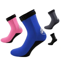 wholesale 1 pair 3mm unisex neoprene diving scubaing surfing snorkeling swimming socks boots outdoor sports accessories hot sale