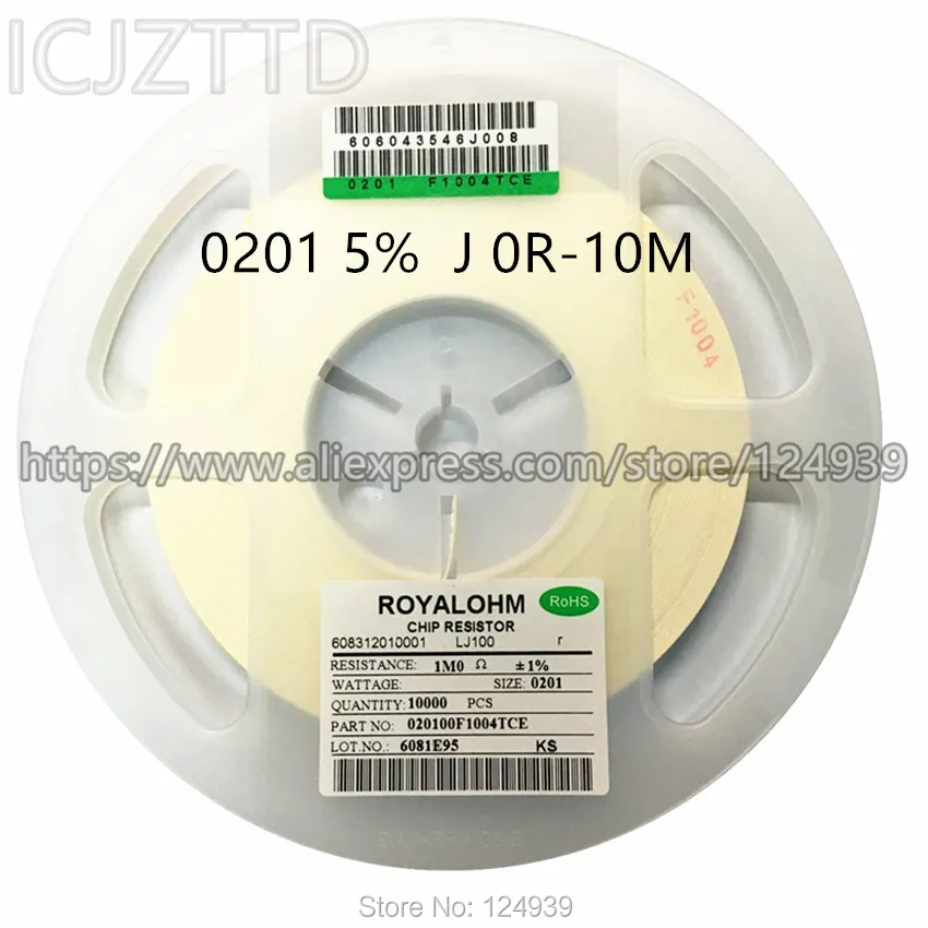 100 шт. RJ0201 0201 5% 1/20 Вт SMD RES 3 9 м 4 7 5 1 6 2 8 10 3M9 4M3 4M7 5M1 5M6 6M2 6M8 7M5 8M2 9M|Индукторы| |