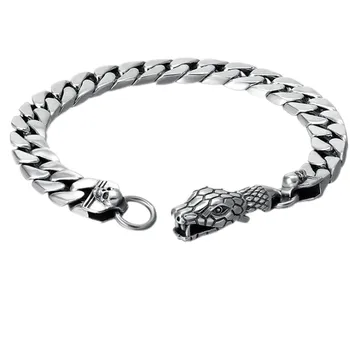 New S925 Sterling Silver Men's Bracelet Personalized 6