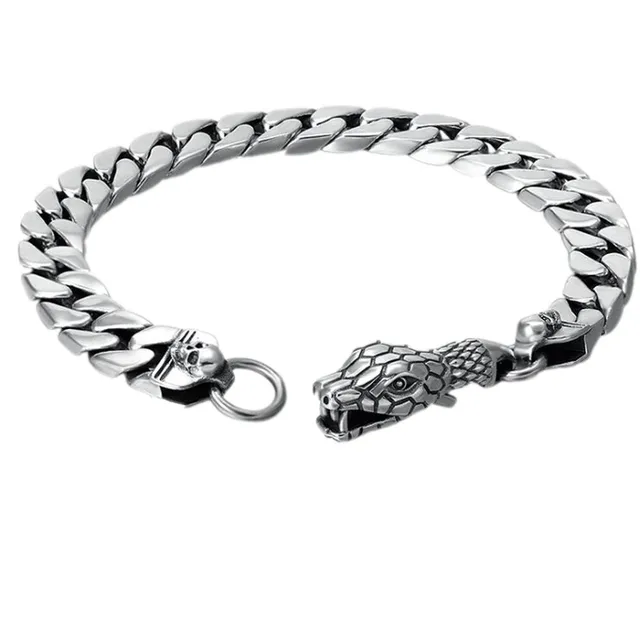 New S925 Sterling Silver Men's Bracelet Personalized 6