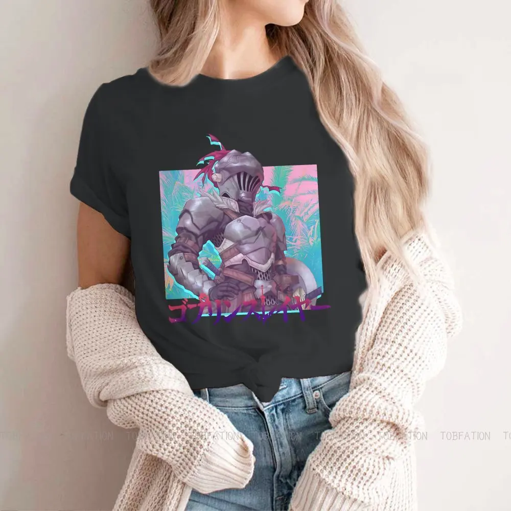 

Vaporwave Aesthetic TShirt For Women Goblin Slayer Priestess Cow Girl Manga Tops Fashion Female T Shirt Soft Summer Oversized