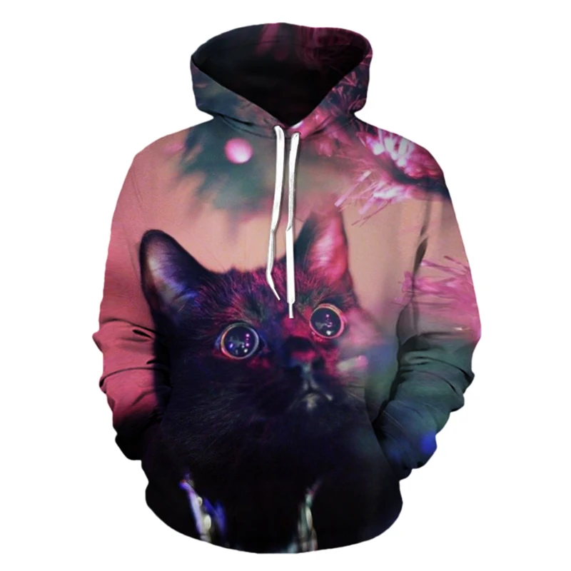 LISCN 2019 осенняя и зимняя мода для мужчин женщин толстовка 3D печать Рождество пара