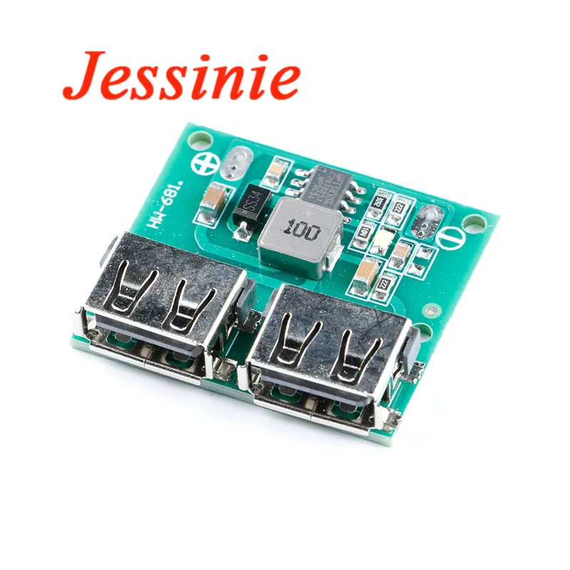 DC-DC понижающее зарядное устройство Модуль питания 9 в 12 В 24 до 5 3A двойной USB