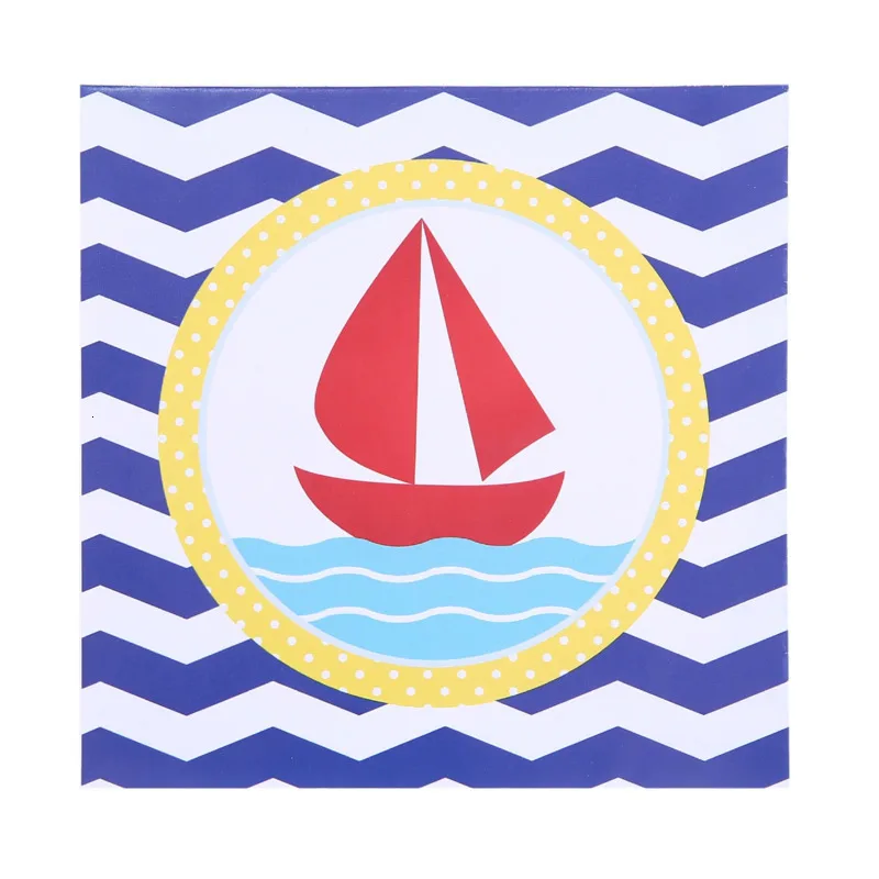 Синий навигационный декор для дня рождения, одноразовая посуда для плавания с Китом, тарелки, салфетки для детей, детские вечерние принадлежности для душа