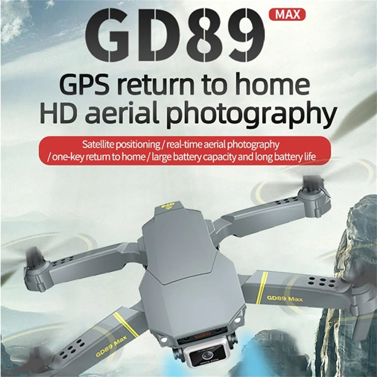 

GD89Max unmanned aircraft with camera 6K HD WiFi FPV RC helicopter headless one-key takeoff/landing drone HOT дѬон с камеѬой 40*