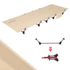 На открытом воздухе полностью в сложенном виде кемпинг кровать ультра-светильник дышащие кровать Складные Ланч-Brreak кровать для кемпинга Пеший Туризм Рыбная ловля