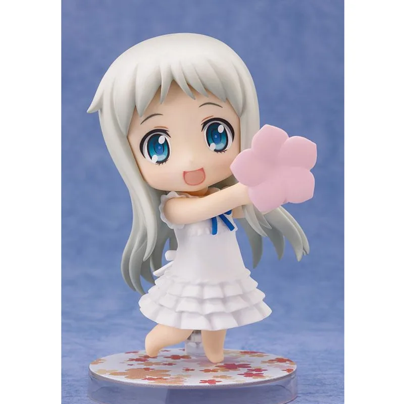 

10cm Anime Honma Meiko Figure Toys Menma 204# Anohana Sexy Girl Menma PVC Collection Model Toys Doll Gift