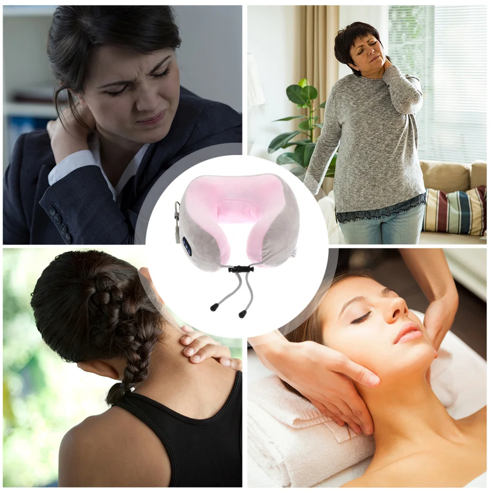 

1Pc Electric U-Shaped Pillow Neck Support Pillow Multifunctional Cushion