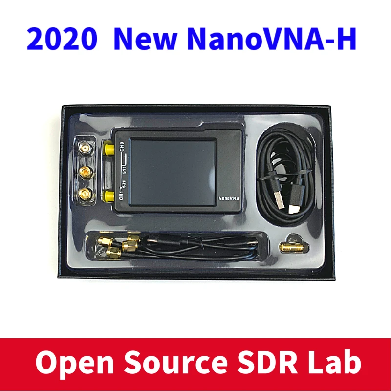 2020 Новый NanoVNA H 50 кГц ~ 1 5 ГГц VNA 2 8 дюймов LCDHF УКВ УФ вектор сетевой анализатор