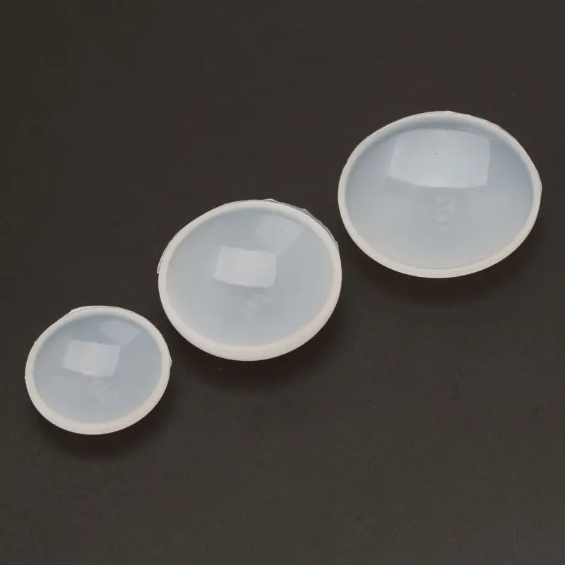 

Flat Half Round Organ Energy Tower Pendant Silicone Resin Mold Jewelry Making