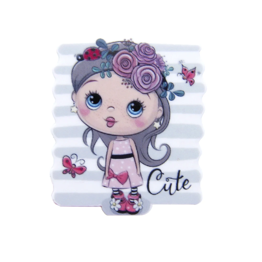 Божья коровка принцесса девочка плоская задняя часть кабошон сделай сам