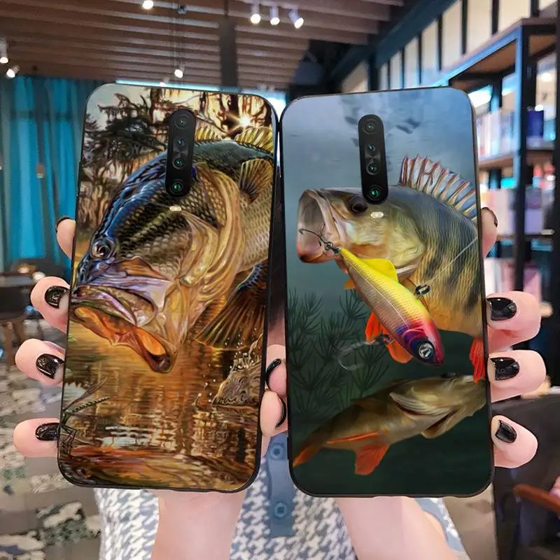 Рыболовные сети 3 стержни на берегу озера руку люксовый уникальный дизайн чехол