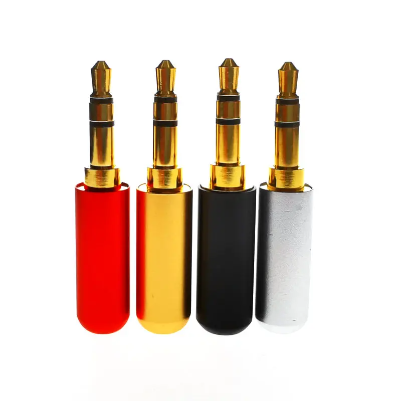 3 шт. позолоченные штекеры для наушников 5 мм | Электронные компоненты и