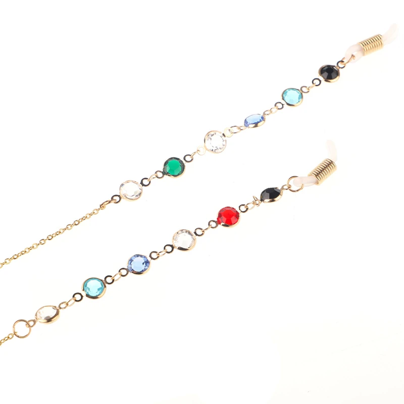Women Men Eyewear Accessories Stainless Steel Sunglasses Necklace Eyeglass Lanyard Strap Long Keeper Reading Sun Glasses Chain