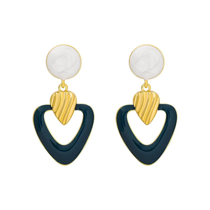 

S925 Silver Retro Earrings 2021 New Trend Earrings Female Earrings Exaggerated Korean Fashion Earrings for Women