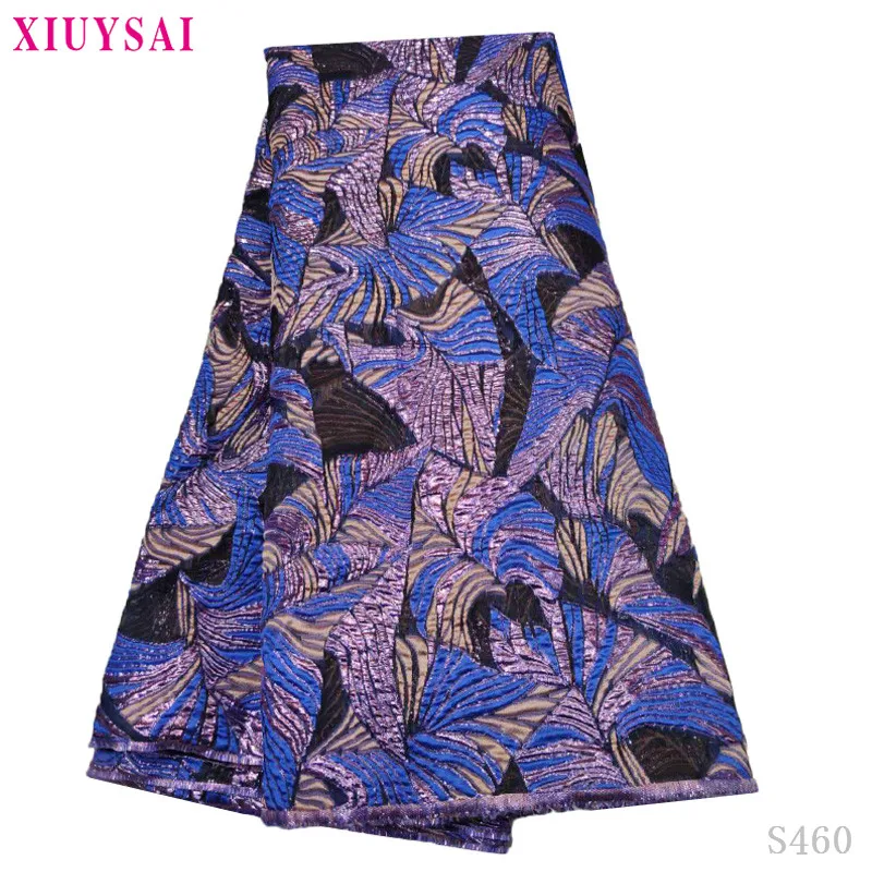 

Luxury African Jacquard Fabric Lace Nigerian French Tulle Lace High Quality Brocade Lace Fabric for nigeria party dress SL460