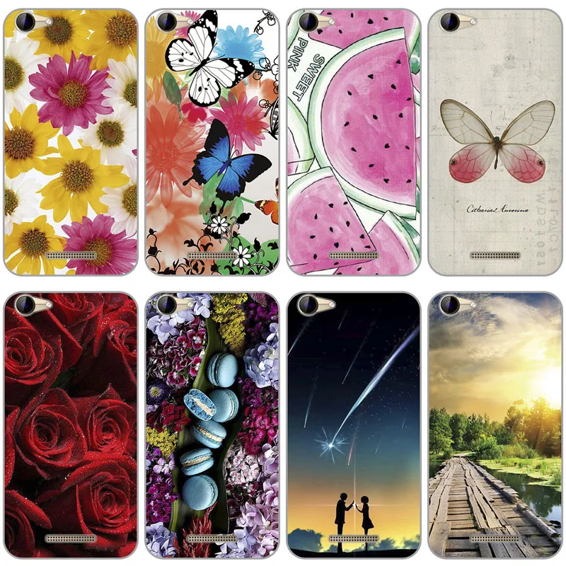 Силиконовый чехол на заднюю панель с мультяшным принтом для BQ BQ-5059 Strike power мягкий