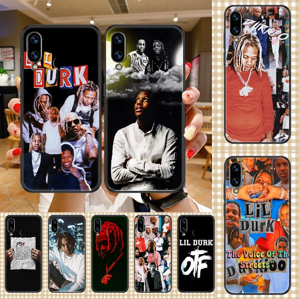 Чехол для телефона Rapper lil durk Huawei Honor 6 7 8 9 10 10i 20 A C X Lite Pro Play черный чехол из ТПУ с