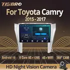 Автомагнитола TIEBRO 2 Din Android 10,0 для Toyota Camry 2015-2017 Автомобильный мультимедийный видеоплеер навигация GPS NO 2Din DVD плеер