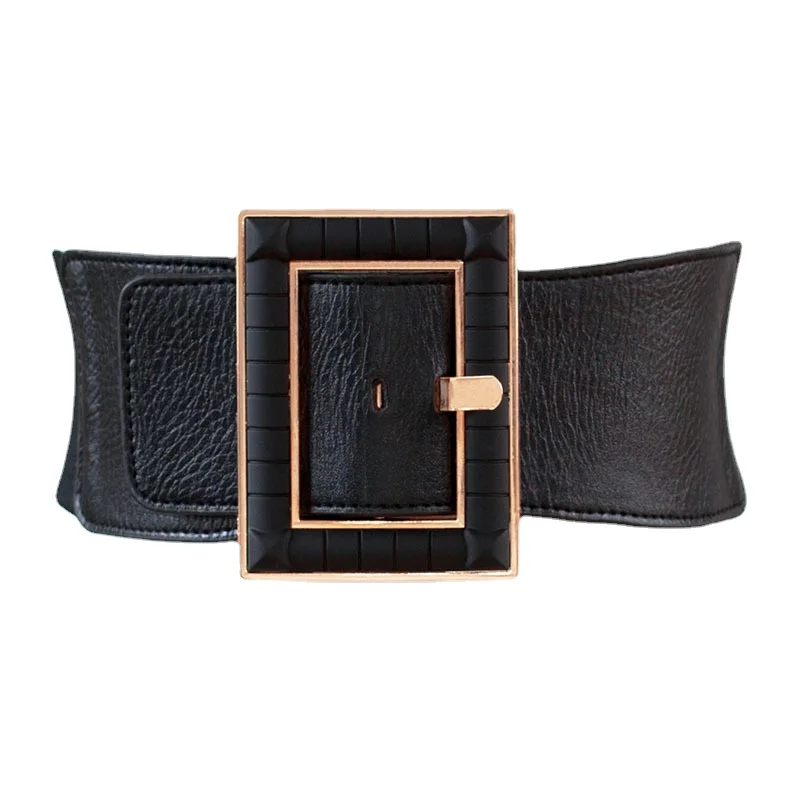 

European and American retro girdle super wide belt Ladies wear dress coats decorative belt fashion accessories
