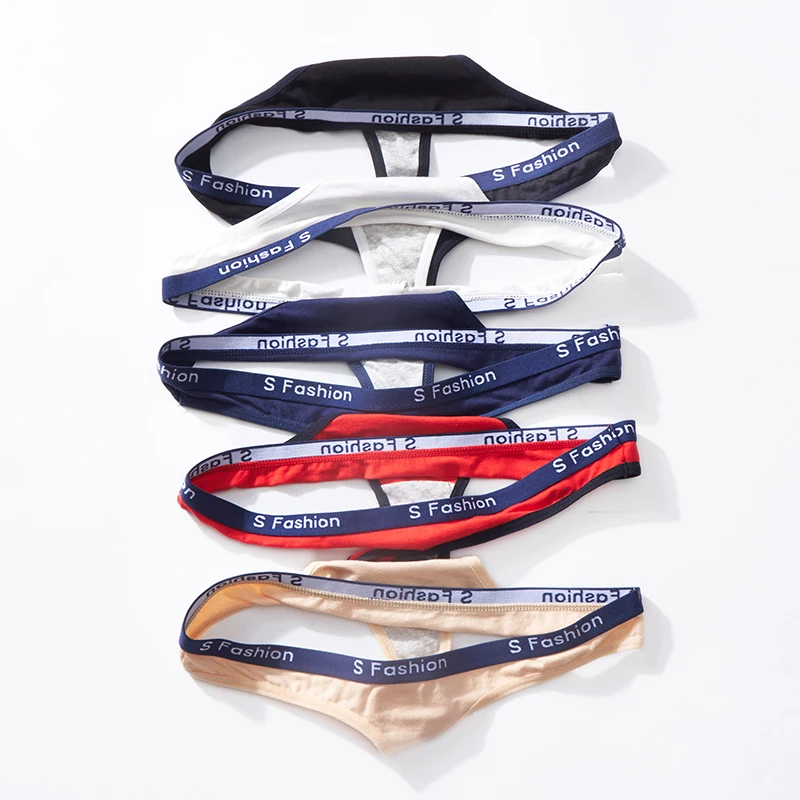 Sexy Panties Women SF Fashion G-string Thongs Underwear Women's Lingerie Cotton Briefs Low Waist Lady Intimates Soft Underpants |