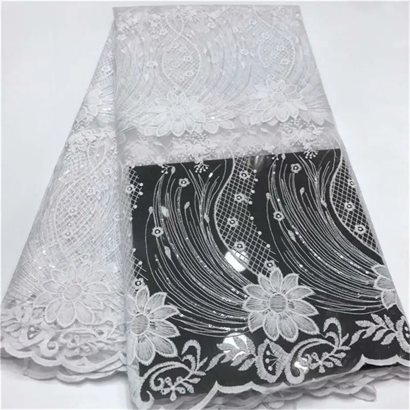 Белая африканская кружевная ткань 2019 зеленая Высококачественная французская