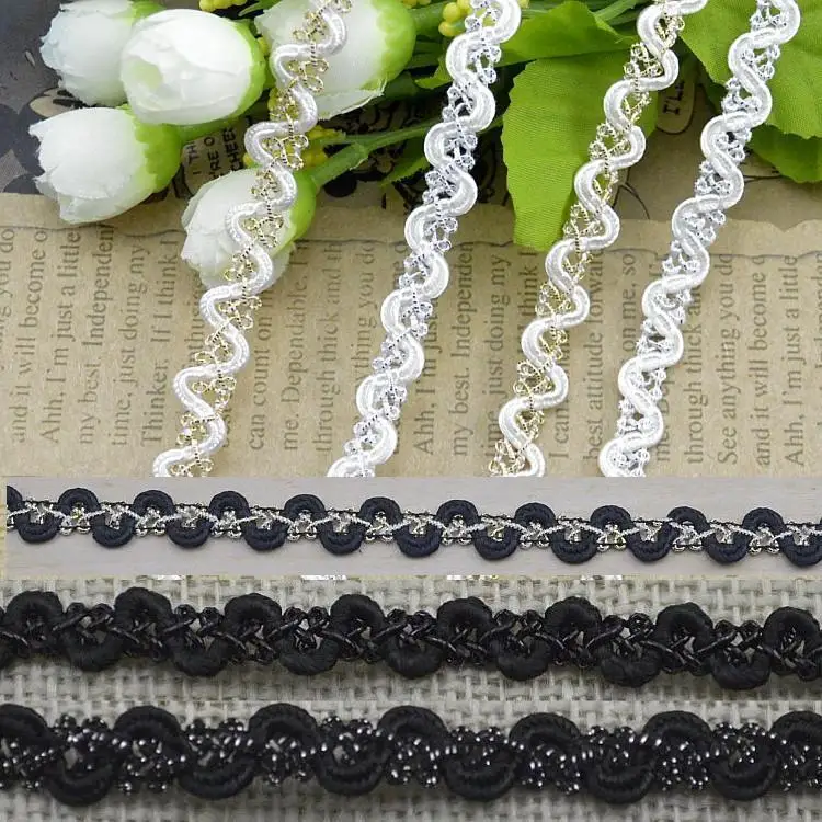 New Lace s-shaped curved edge lace elegant accessories DIY ribbon PP-027 necessary beautiful