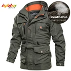 Мужская куртка-бомбер, дышащая тактическая ветровка с множеством карманов, весна-осень 2020