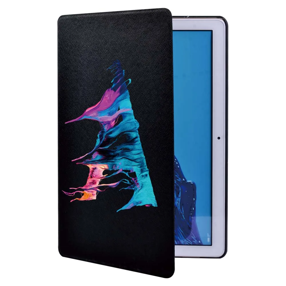 Для Huawei MediaPad T5 10 10.1T3 8 0/T3 9 6/M5 Lite 1/M5 8-начальные буквы подставка из искусственной