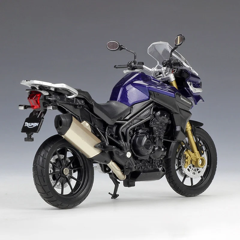 Модель мотоцикла Welly 1:18 TRIUMPH Tiger Explor сплав модель мотор велосипед миниатюрная