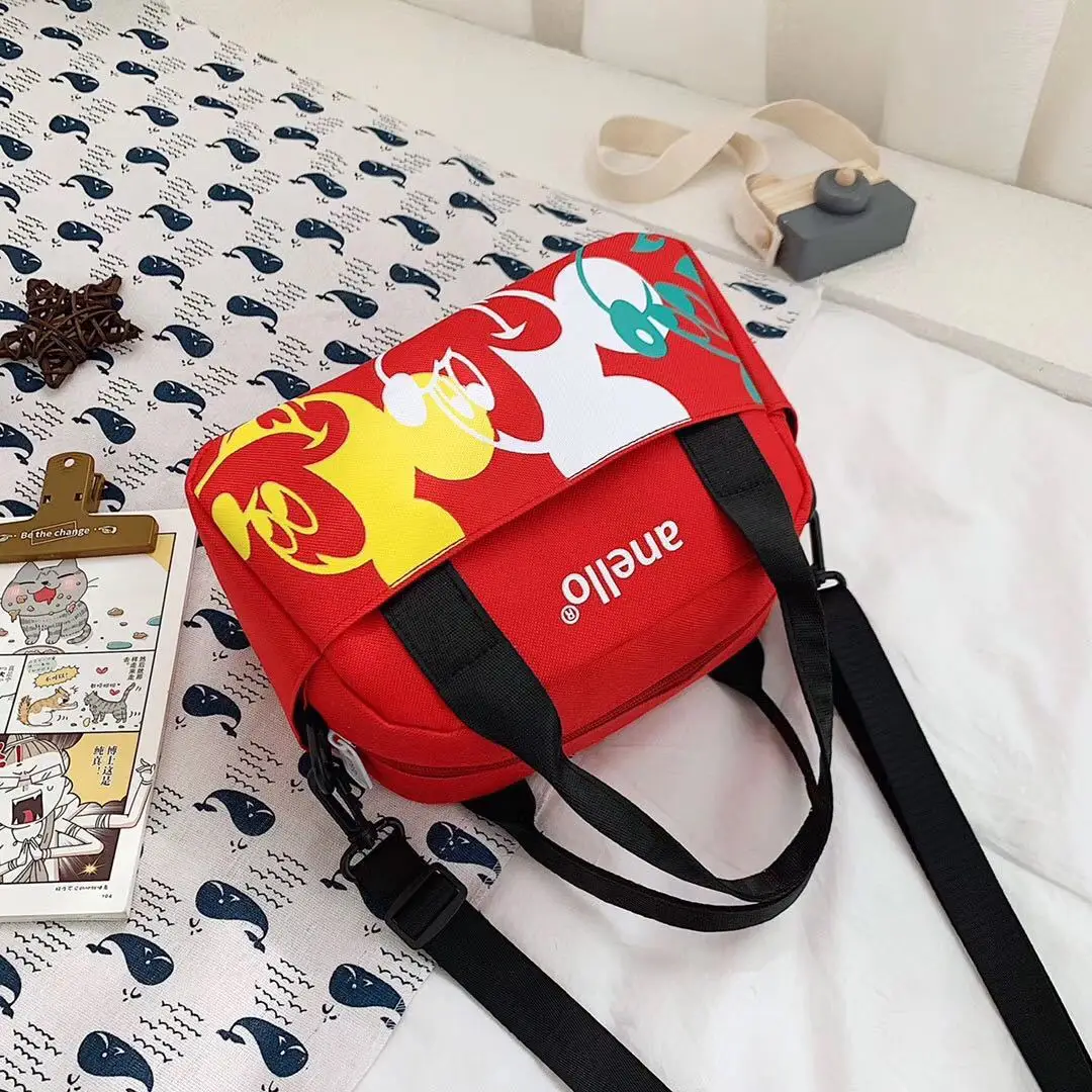 Новая Диагональная Сумка через плечо Disney с Микки-Маусом Портативная сумка из