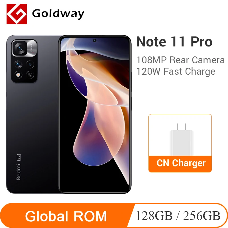 Смартфон Xiaomi Redmi Note 11 Pro 128 Гб/256 ГБ 920 МП 5160 дюйма | Мобильные телефоны и аксессуары