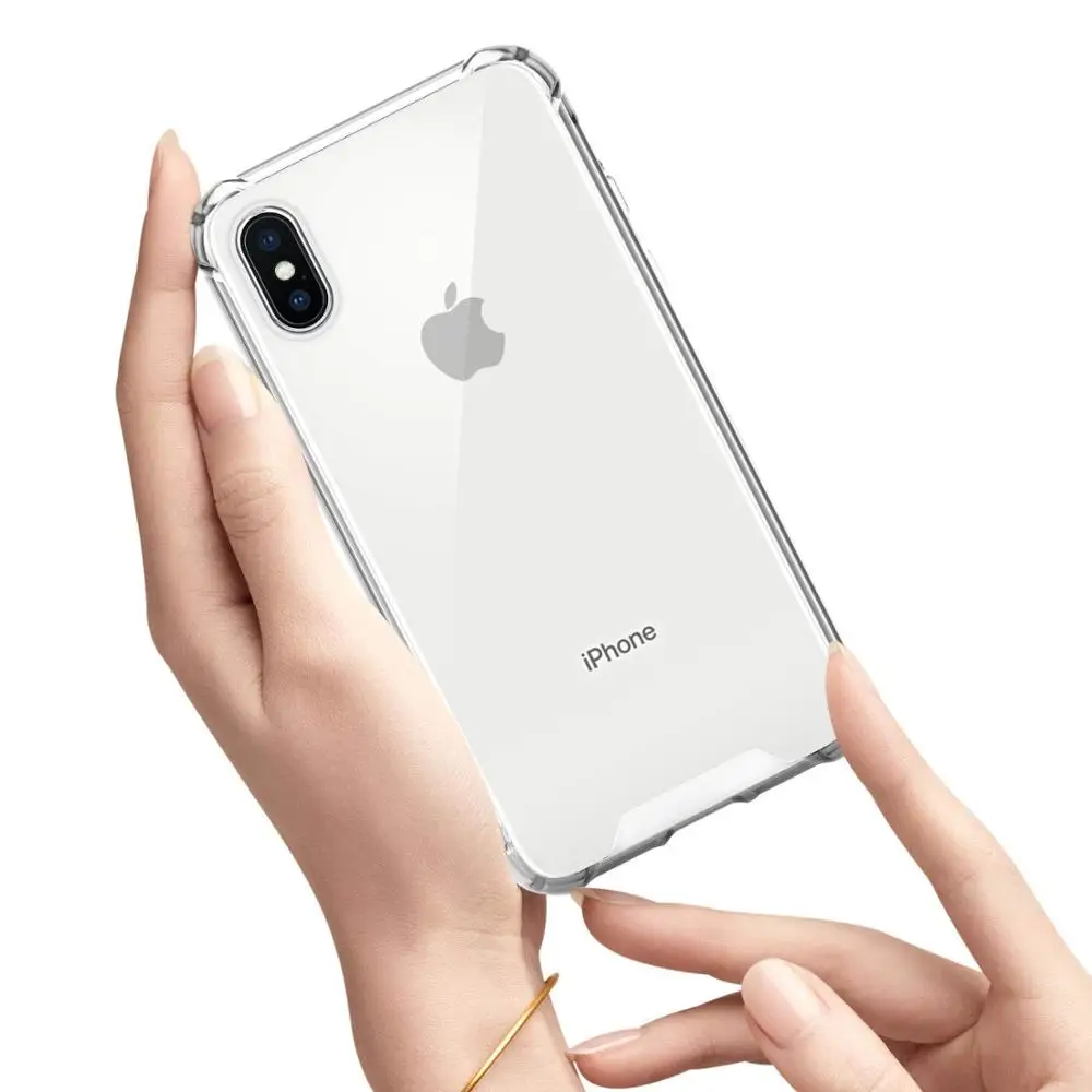 Роскошный Ударопрочный силиконовый чехол для телефона iPhone 7 8 6 6S Plus XS Max XR 11