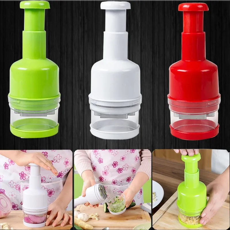 Christmas Kitchen Utensils Manual Onion Chopper Garlic Crusher Pressing Food Cutter Vegetable Slicer Peeler Mincer Kitchen Tools